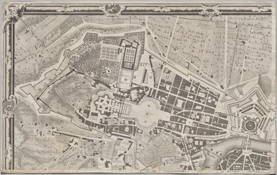 Nuova pianta di Roma data in luce da Giambattista Nolli l’année MDCCXLVII, connue sous le nom de La Pianta Grande di Roma