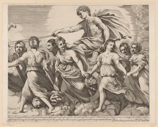 Apollon et Aurore (partie droite)
