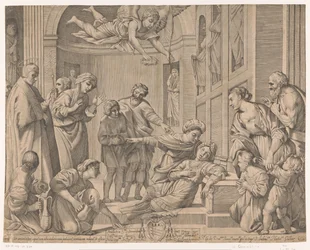 Mort de sainte Cécile