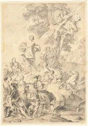Apollon, les Muses et Mars : Éloge de Tasso