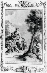 Armida et Rinaldo vus par les Croisés Carlo et Ubaldo, chant XVI, Jérusalem délivrée