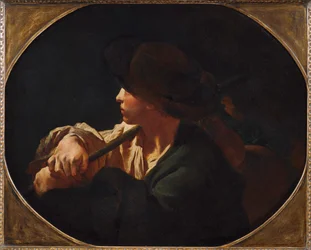 Jeune berger (peinture sur toile)