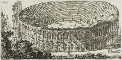 Amphithéâtre de Vérone, planche 25 de Quelques vues d