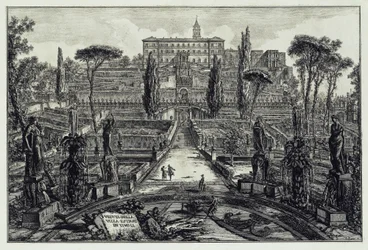 Vue de la Villa d