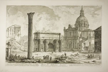 Arc de Septime Sévère par lequel passait l