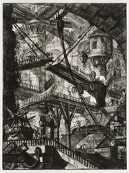 Prisons imaginaires : escaliers et pont-levis