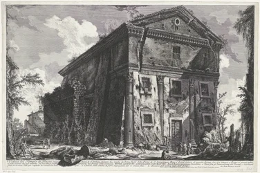 Chiesa di Sant’Urbano à Rome (Vedute di Roma disegnate ed incise da Giambattista Piranesi architetto Veneziano)