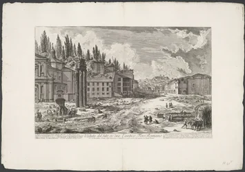 Forum Romain avec le Temple de Jupiter Stator à Rome