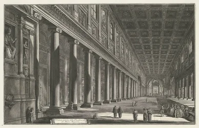 Intérieur de la Santa Maria Maggiore à Rome