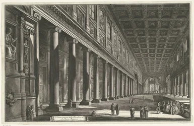 Intérieur de la Santa Maria Maggiore à Rome