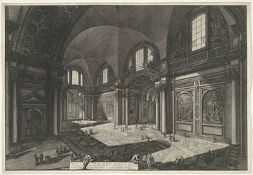 Intérieur de Santa Maria degli Angeli e dei Martiri à Rome