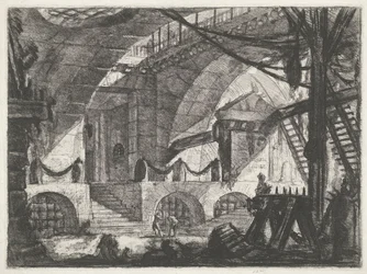 Prison avec chevalet de sciage