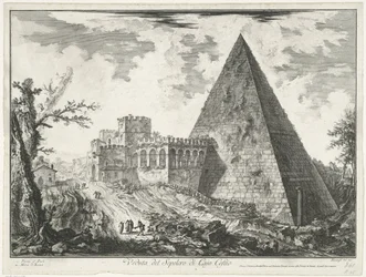 Pyramide de Cestius à Rome