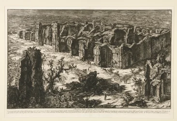 Ruines des Thermes Antoniniennes, de Vedute di Roma