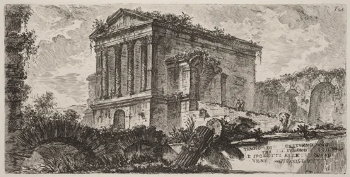 Temple de Clitumnus entre Foligno et Spoleto