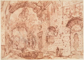 Le Canopus de la Villa Adriana à Tivoli