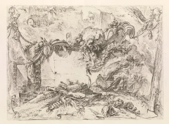 La tablette monumentale, de Grotteschi (Grotesques)