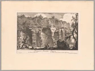 Les vestiges du mausolée d