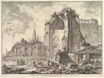 Le Temple de Vénus et de Rome, appelé à tort Temple de Sol et Luna
