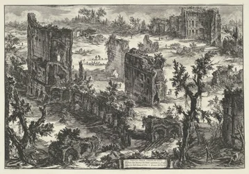 Thermes de Trajan à Rome, Veduta delle Terme di Tito (...) (titre sur l