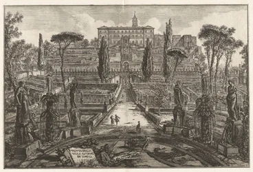 Vue de la Villa d