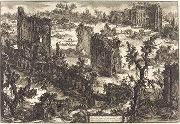 Veduta delle Terme di Tito