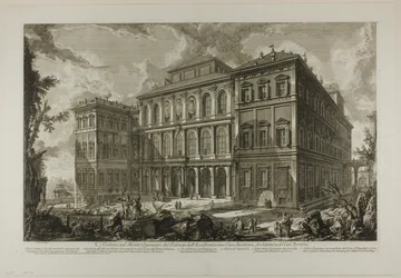 Vue du palais de l