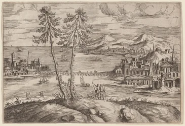 Paysage avec Deux Arbres