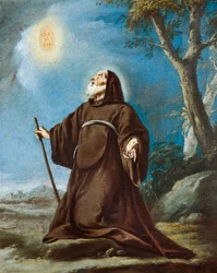 Saint François de Paule, par Giovanni Battista Pittoni le Jeune (1687-1767)