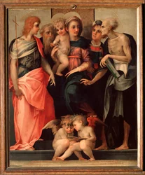 Sainte Conversation (retable Ognissanti)