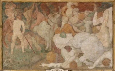 La bataille des centaures et des lapithes
