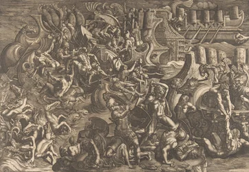 Les Troyens repoussant les Grecs, 1538