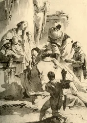 Adoration des Mages, c1745