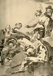 Apollon, les Muses et Chronos, vers 1730, 1928