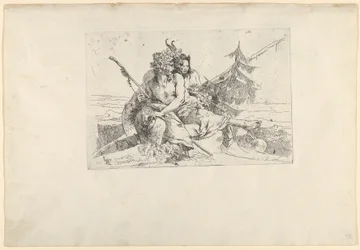 Bacchante, Satyre et Faunesse, des Scherzi, vers 1740