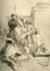 Sainte Famille, milieu du 18e siècle, 1928