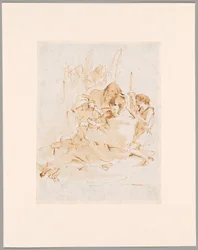 Sainte Famille avec saint Jean et deux anges