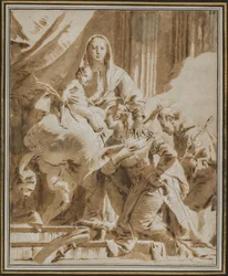 Madone et Enfant avec les Saints Antoine de Padoue et Catherine d