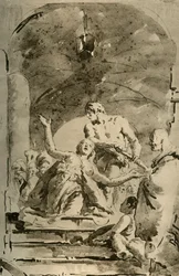 Le martyre de S. Giustina, vers 1730, 1928