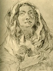 Mater Dolorosa, milieu XVIIIe siècle, 1928