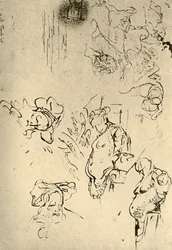 Satyr Herms et Têtes Orientales, milieu du 18ème siècle