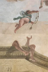 La Chute des Démons, Histoires de Scipion, détail, 1731 (détail)
