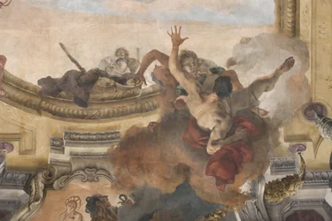 La Chute des Démons, Histoires de Scipion, (détail), 1731