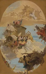 Le Miracle de la Sainte Maison de Lorette, 1743