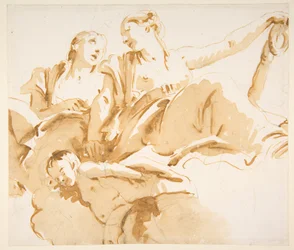 Deux femmes, dont l