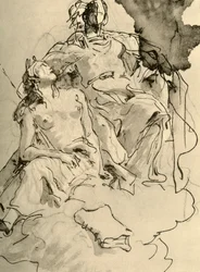 Deux femmes, milieu XVIIIe siècle, 1928
