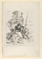 Deux magiciens et deux garçons, des Scherzi