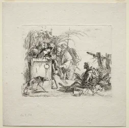 Divers caprices : La mort donnant audience, 1785