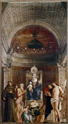 Retable de Saint Job : Vierge à l