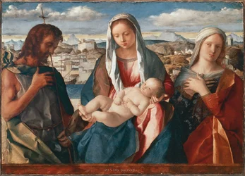 Madone et Enfant avec Saint Jean-Baptiste et un Saint